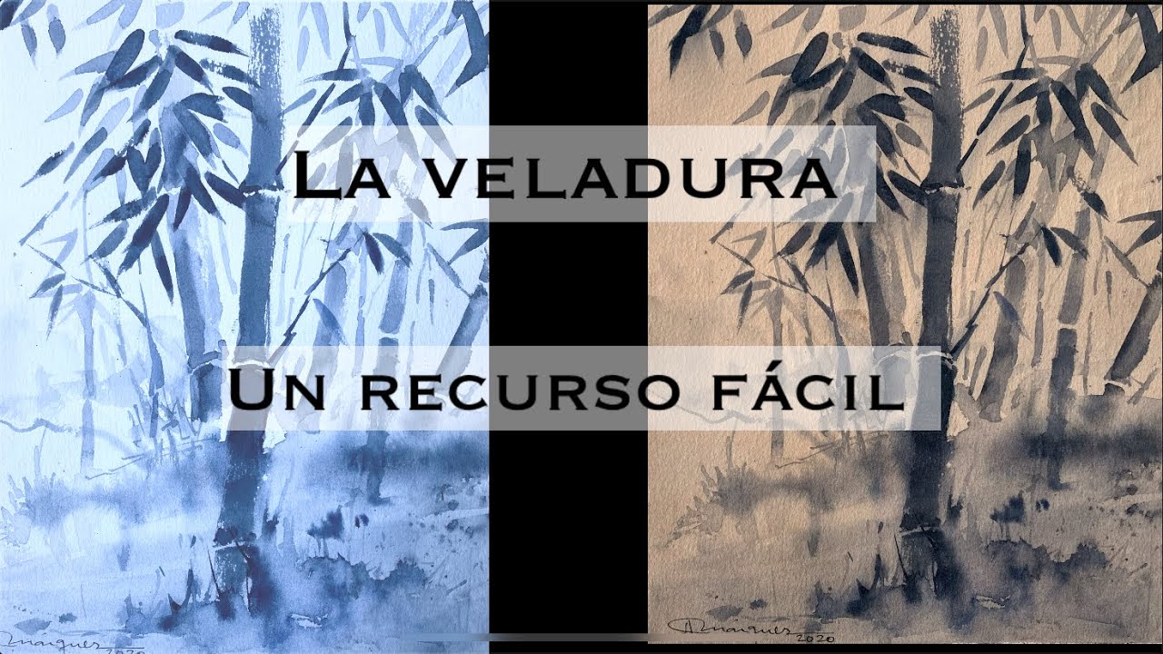 La veladura. un recurso fácil de la acuarela.