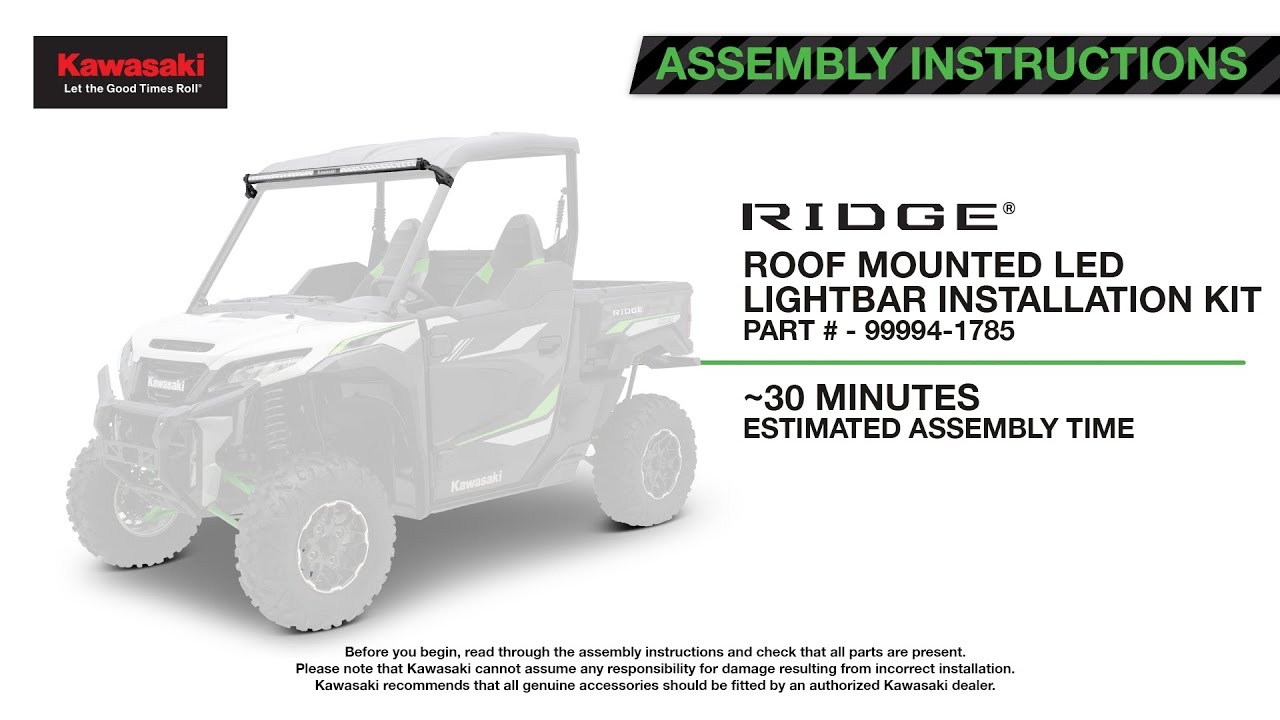99994-1785 Roof Mount LED Lightbar Installation Kit & Roof Mount LED Lightbar - Installation Video
