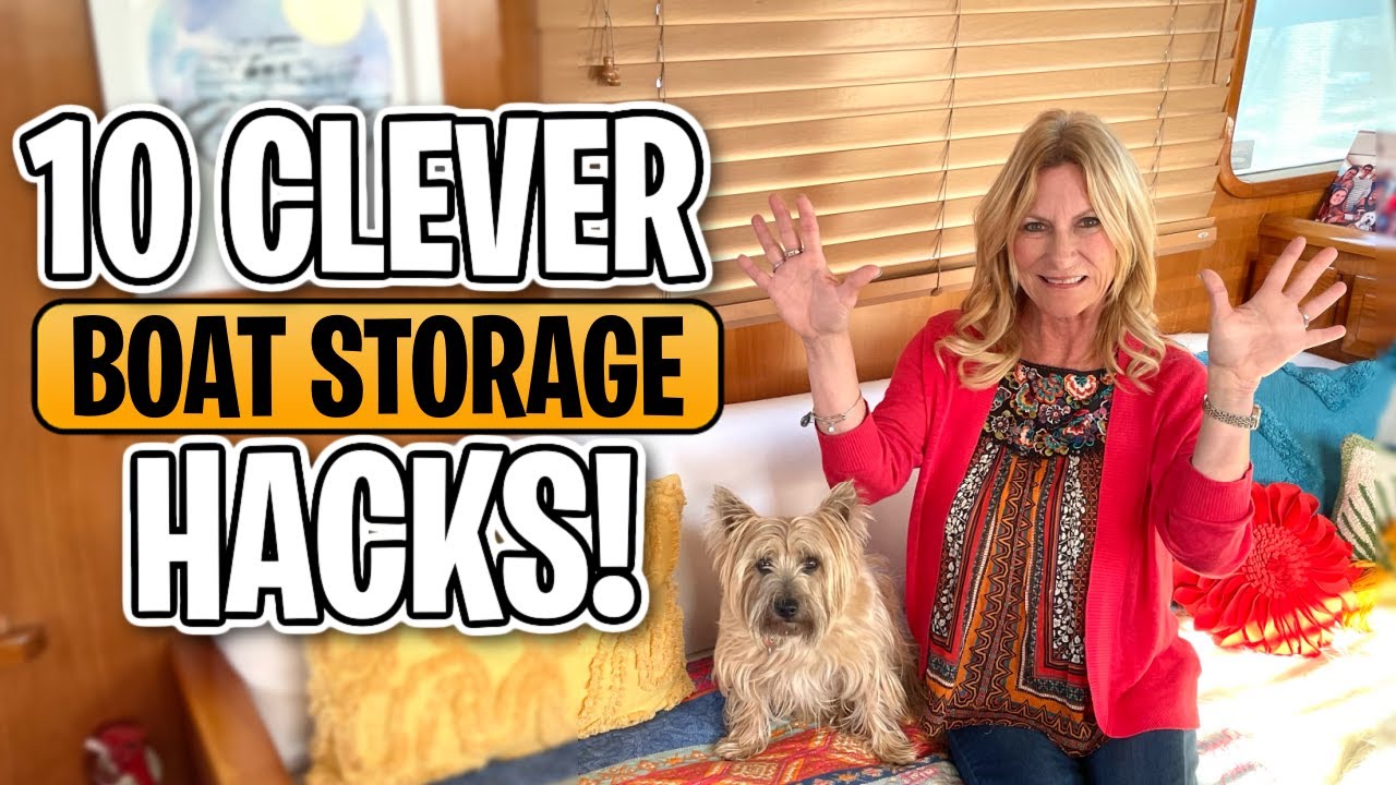 TRAWLER LIFE! | 10 Clever STORAGE IDEAS For Boat Liveaboards!