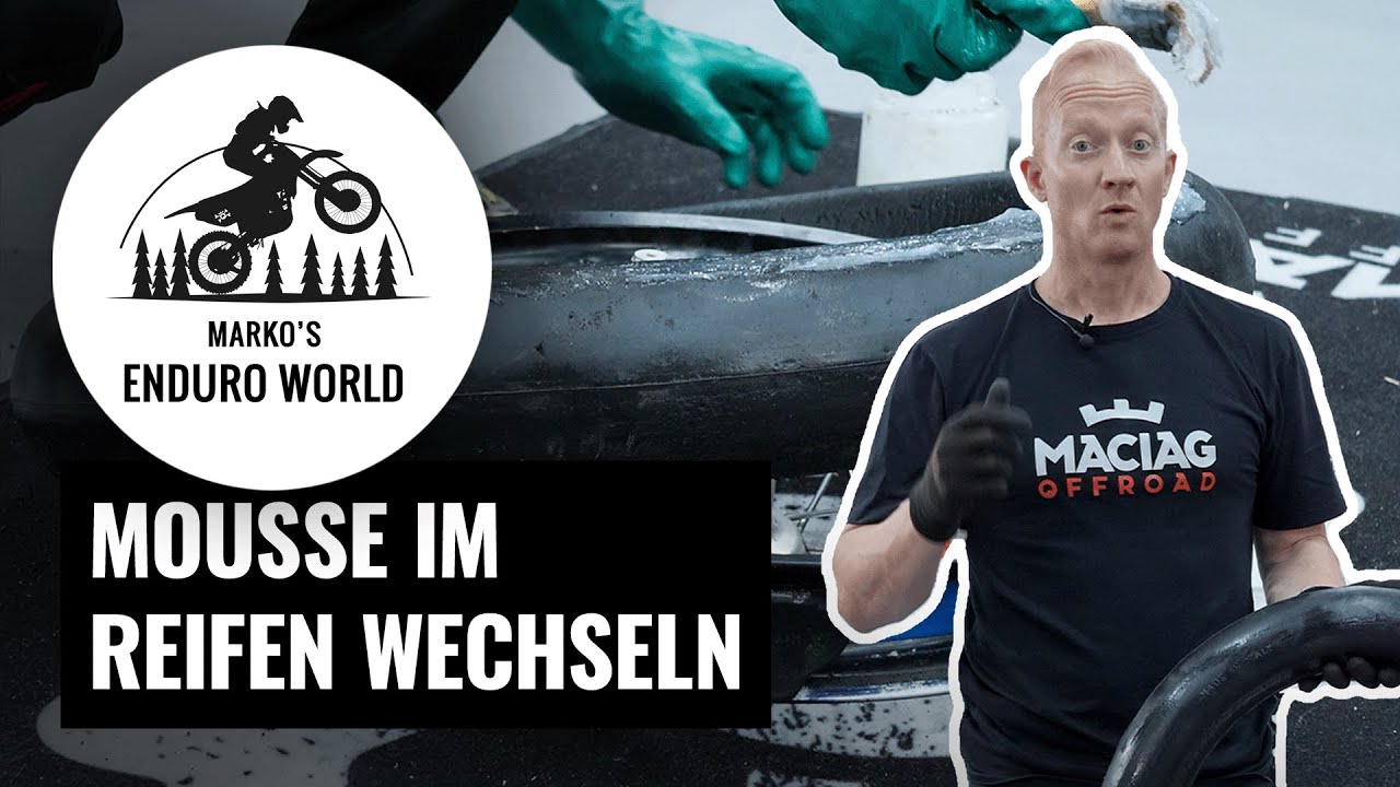 Wie montiert man einen Moussegummi-Schlauch ? | #40 | Marko's Enduro World