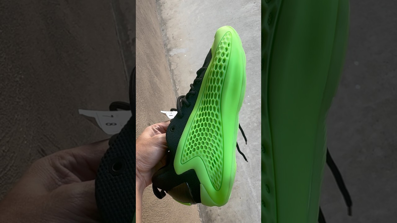 ADIDAS AE 1 LOW &ldquo;SLIME GREEN&rdquo; RELEASES SEPTEMBER 2024 #adidas #basketballshoes #ant1 #sneakers