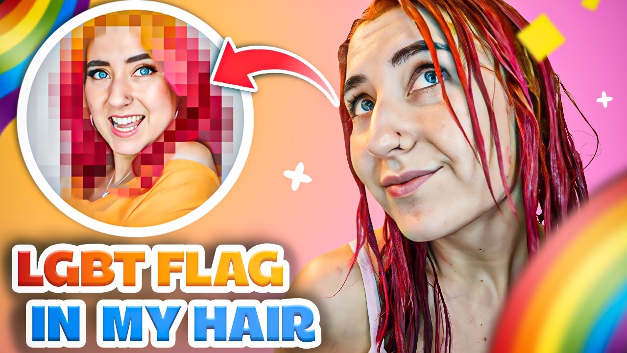 Transforming My Hair into an LGBT Flag! (Pride Month Special)
