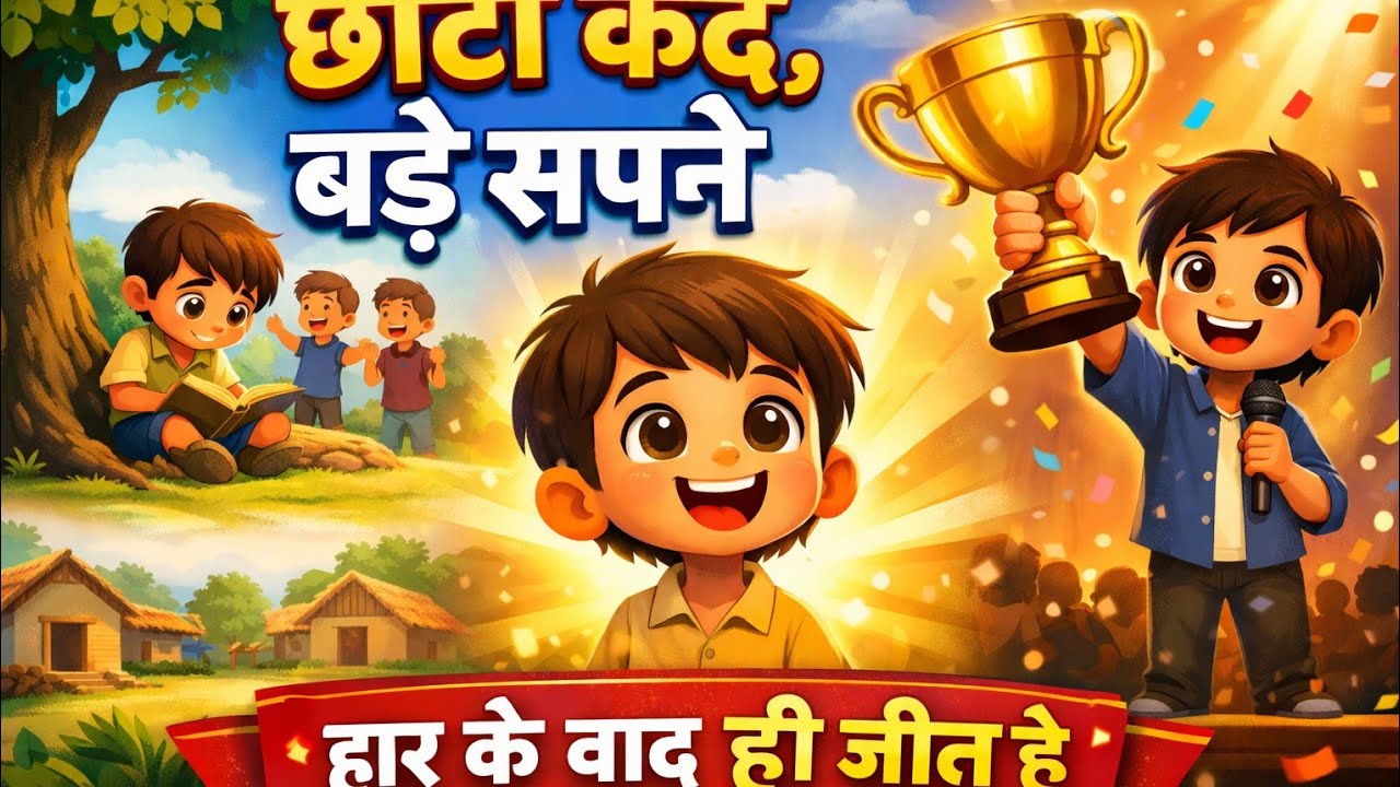 “Chhota Kad,Bade Sapne–Inspirational CartoonStory|Motivation for Kids & Adults”Motivational Cartoon”