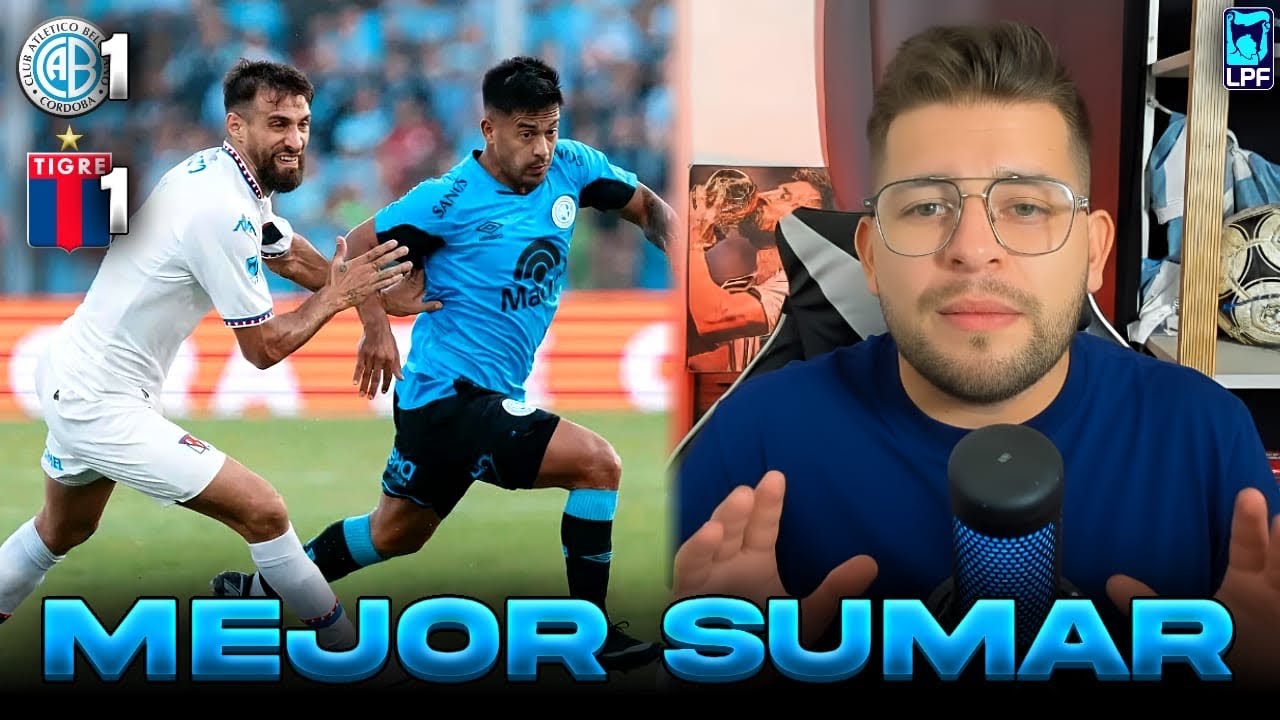 El banco RESPONDE BIEN | Belgrano 1-1 Tigre | El resumen del partido 