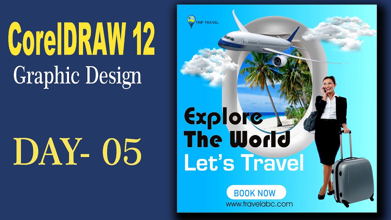 From Beginner to Pro Graphic Design | CorelDRAW 12 Course Day 5