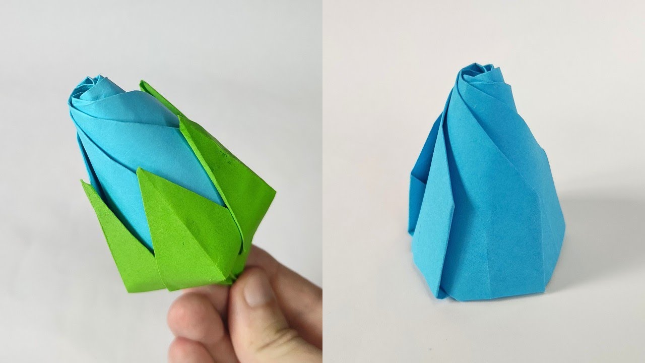 Origami ROSE tutorial | How to make a paper roses