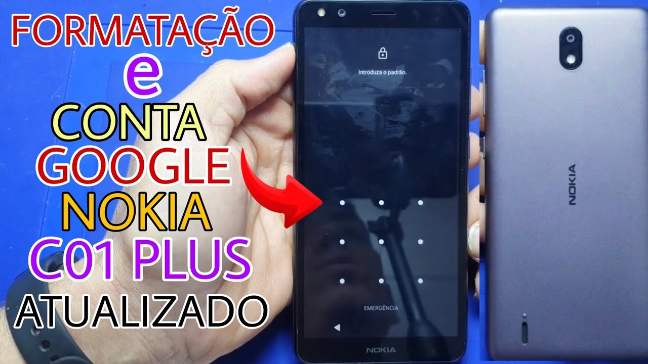 Como remover a conta google e formatar ao mesmo tempo do NOKIA C01 PLUS atualizado 2025