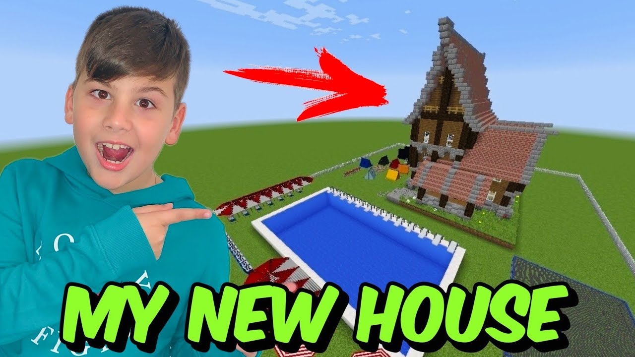 ΠΩΣ ΕΦΤΙΑΞΑ ΚΑΙΝΟΥΡΓΙΟ ΣΠΙΤΙ  ΣΤΟ MINECRAFT Famous Games
