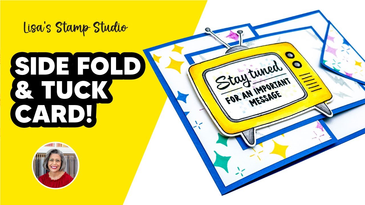 Make a Side Fold & Tuck Card Using Designer Paper with these Easy Steps
