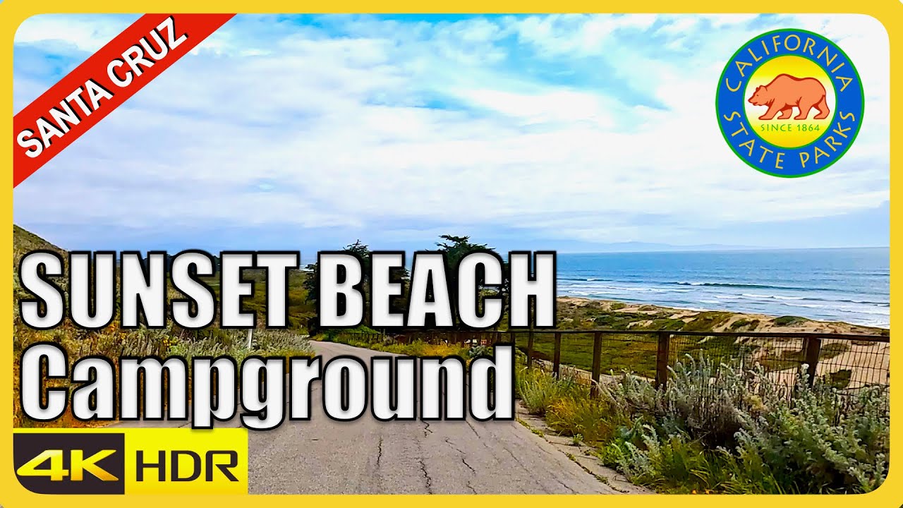 Кемпинг Sunset State Beach: ПОЛНЫЙ ТУР (ВЕСНА 2024 г.) Рядом с Санта-Крузом, Капитолой, Монтереем