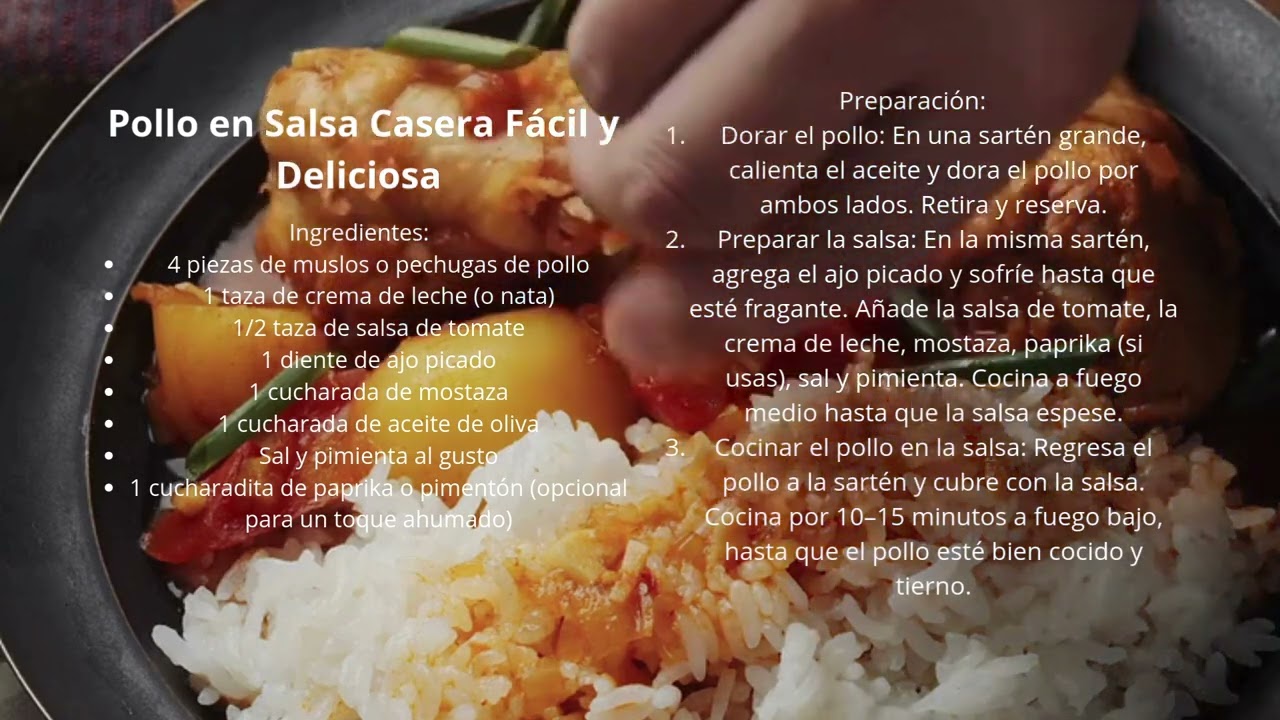Pollo en Salsa que tus Invitados van a Pedir una y Otra Vez!