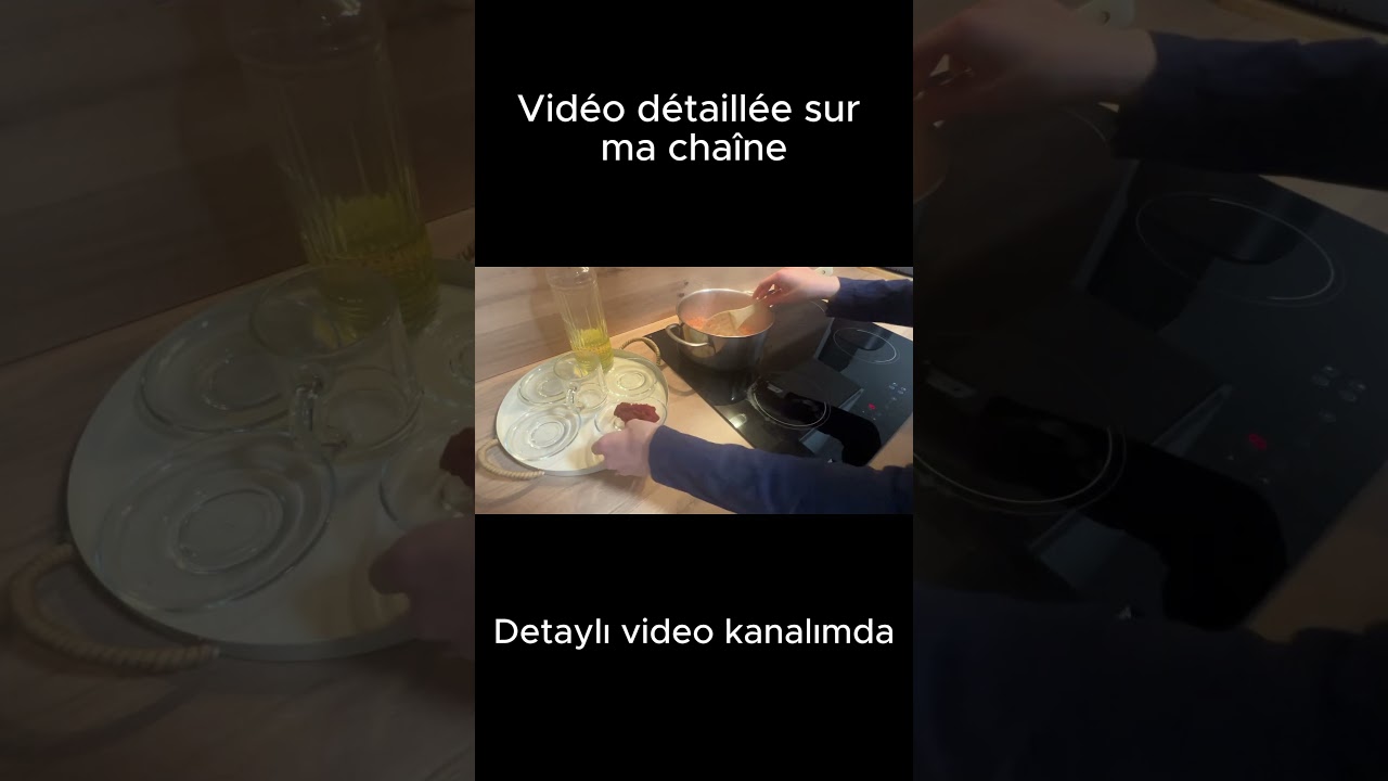 Kırmızı Mercimek Çorbası - Soupe de lentilles corail