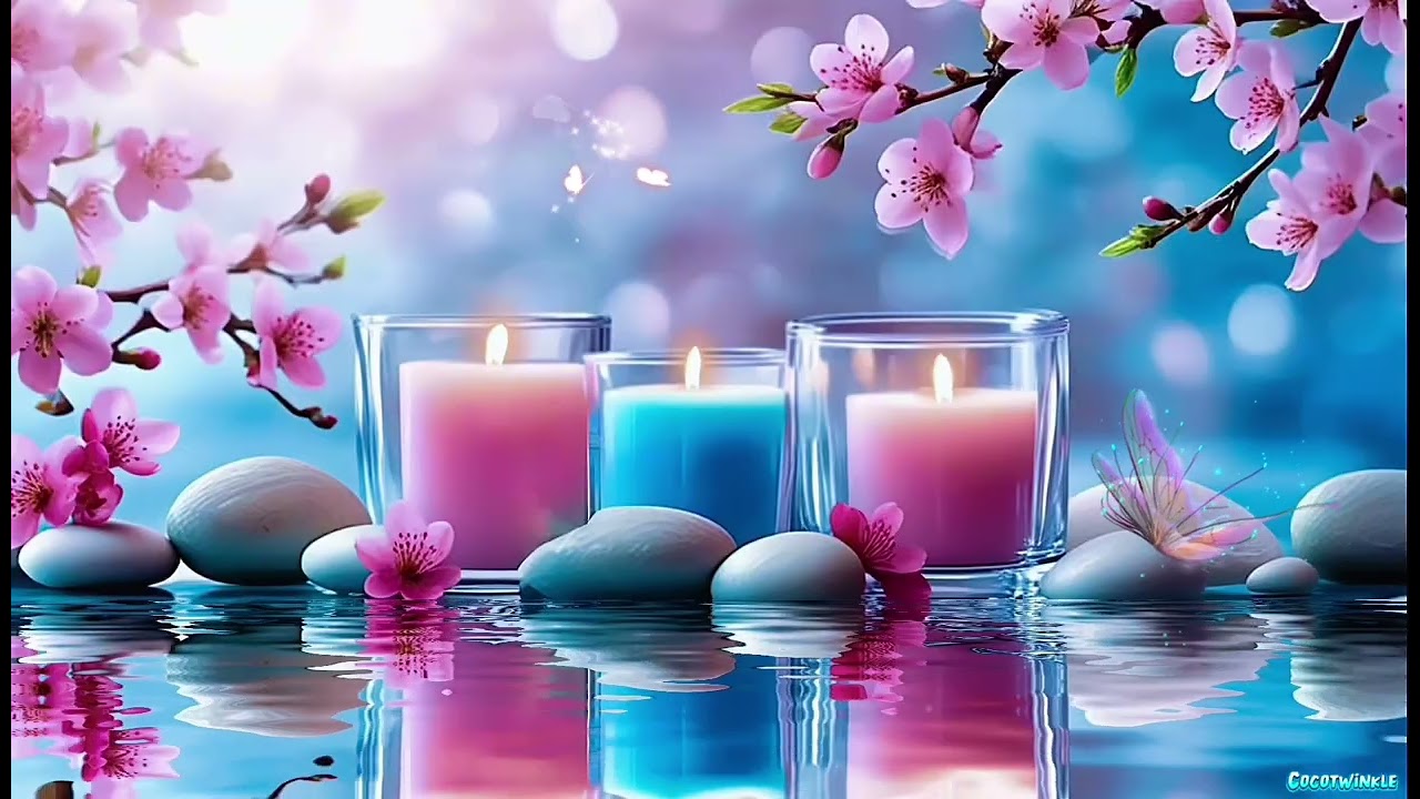 Soft Spa Sounds with Gentle Flowing Water | Healing Water Flow Music for Stress Relief