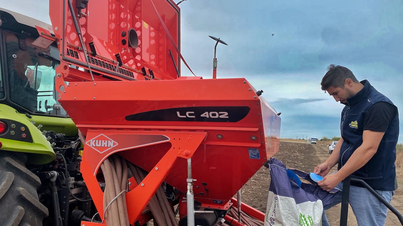Grau - FARA tratament samanta si FARA complexe. #claas #kuhn Planter