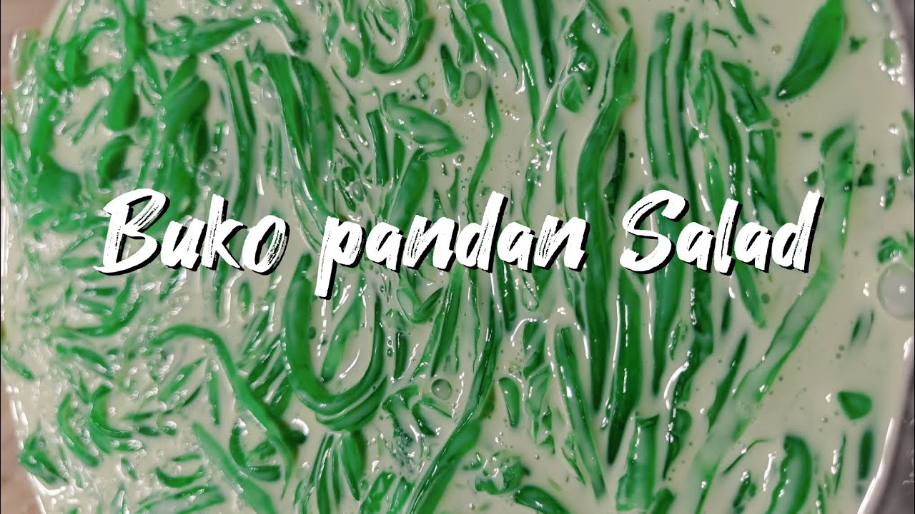 HOMEMADE BUKO PANDAN SALAD 🥥💚 CREAMY, FRESH, AND SUPER DELICIOUS!