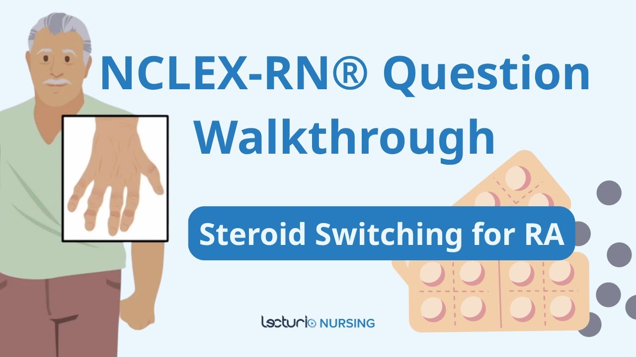 Why Switch from Prednisone to Dexamethasone? NCLEX Question-Walkthrough 💊