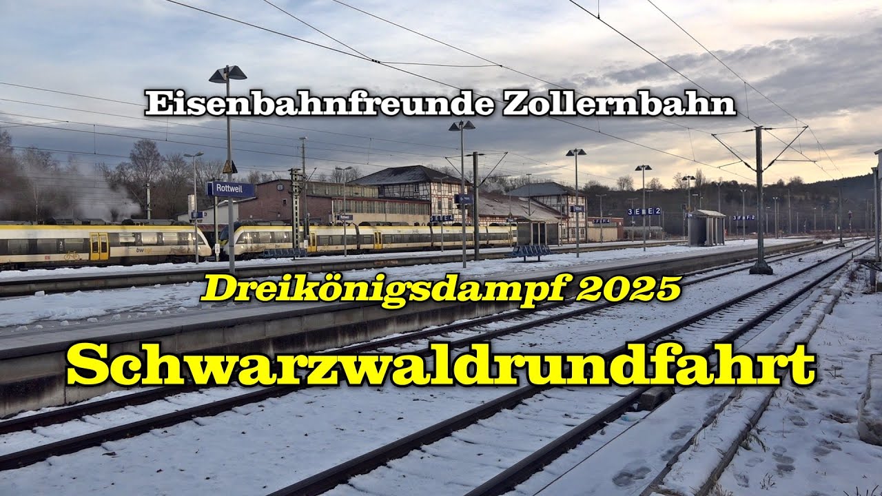 EFZ Dreikönigsdampf 2025 Schwarzwaldrundfahrt