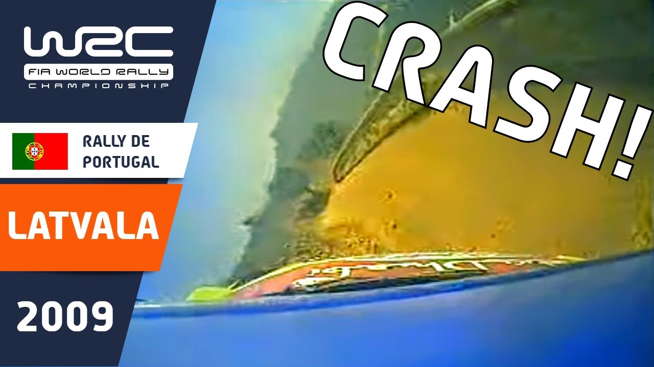 LATVALA onboard BIG CRASH Rally de Portugal 2009 Ford Focus RS WRC Stage 4