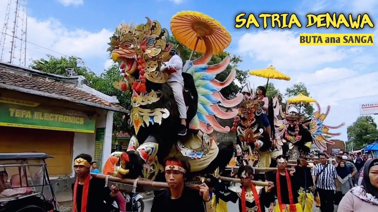 Arak arakan Satria Denawa Gegesik CIREBON. Buta ana Sanga. Lagu ayang ayang
