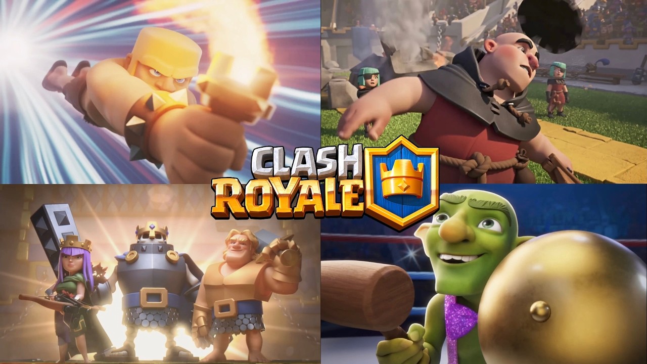 TOP 8 CLASH ROYALE Animations