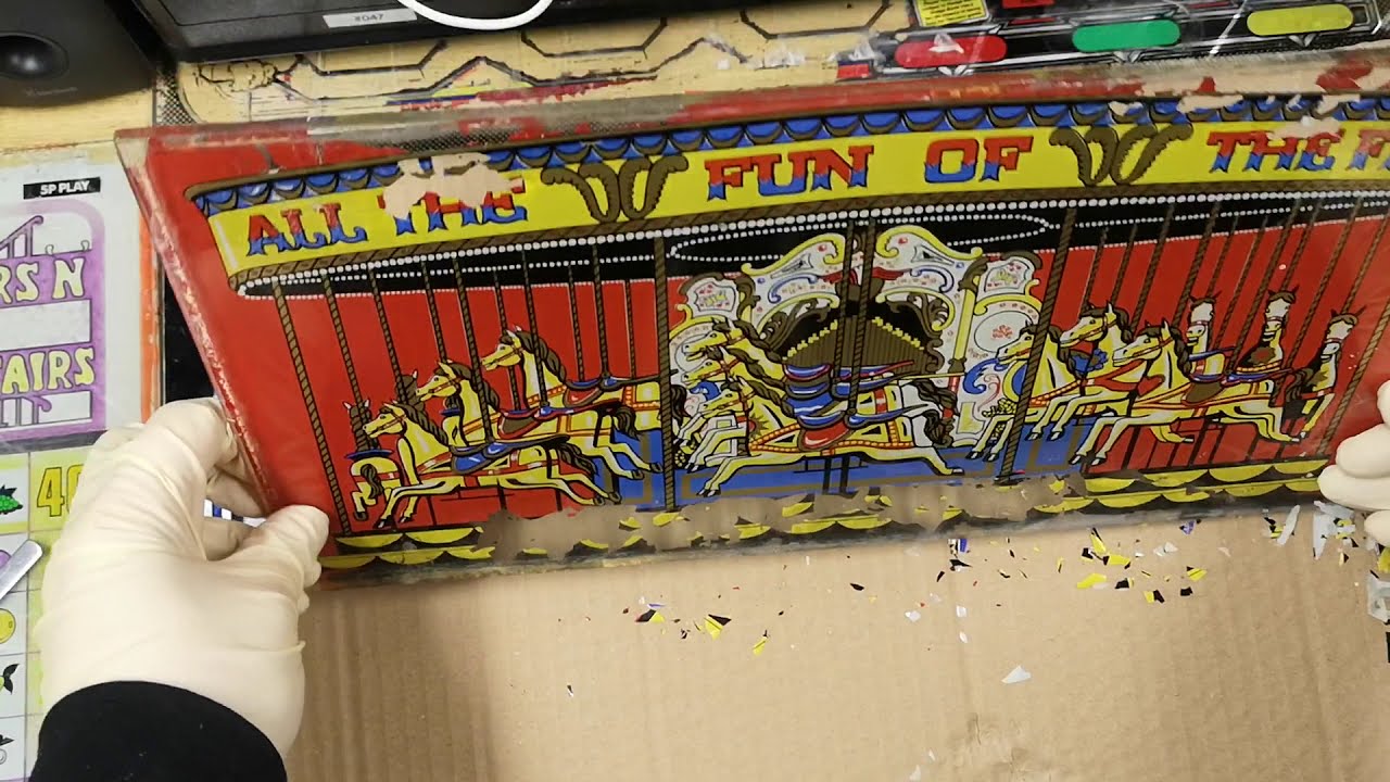 Bally slot machine reproduction artwork unpacked ( Uk supplier )
