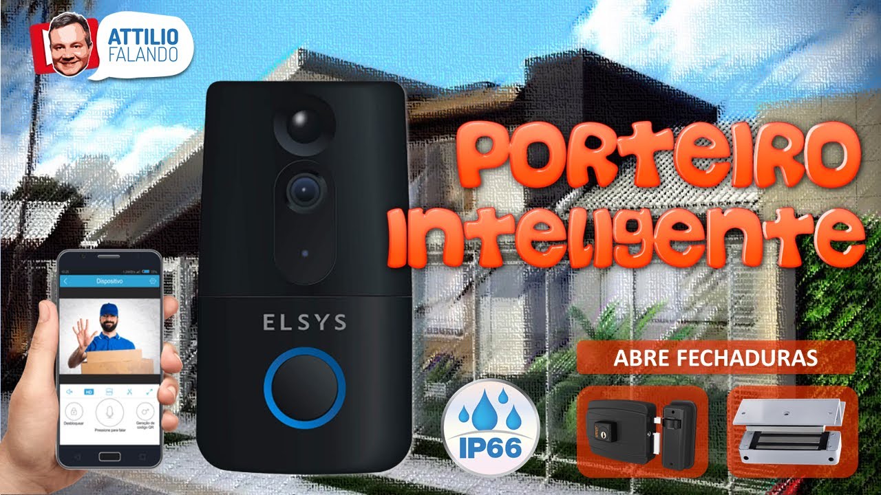 Monitore e controle o acesso da sua residência ou empresa através do seu celular!!! ELSYS ESL-VPW1
