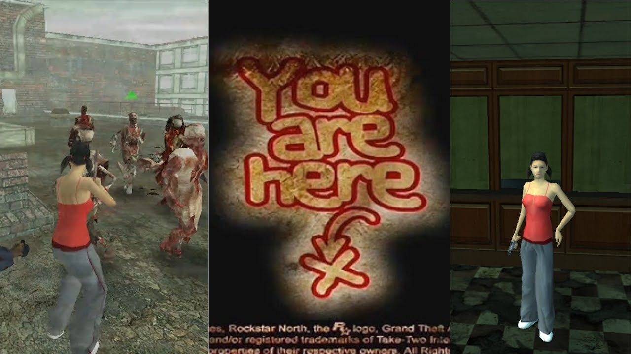 Jogando o gta san andreas de terror - You Are Here Mod