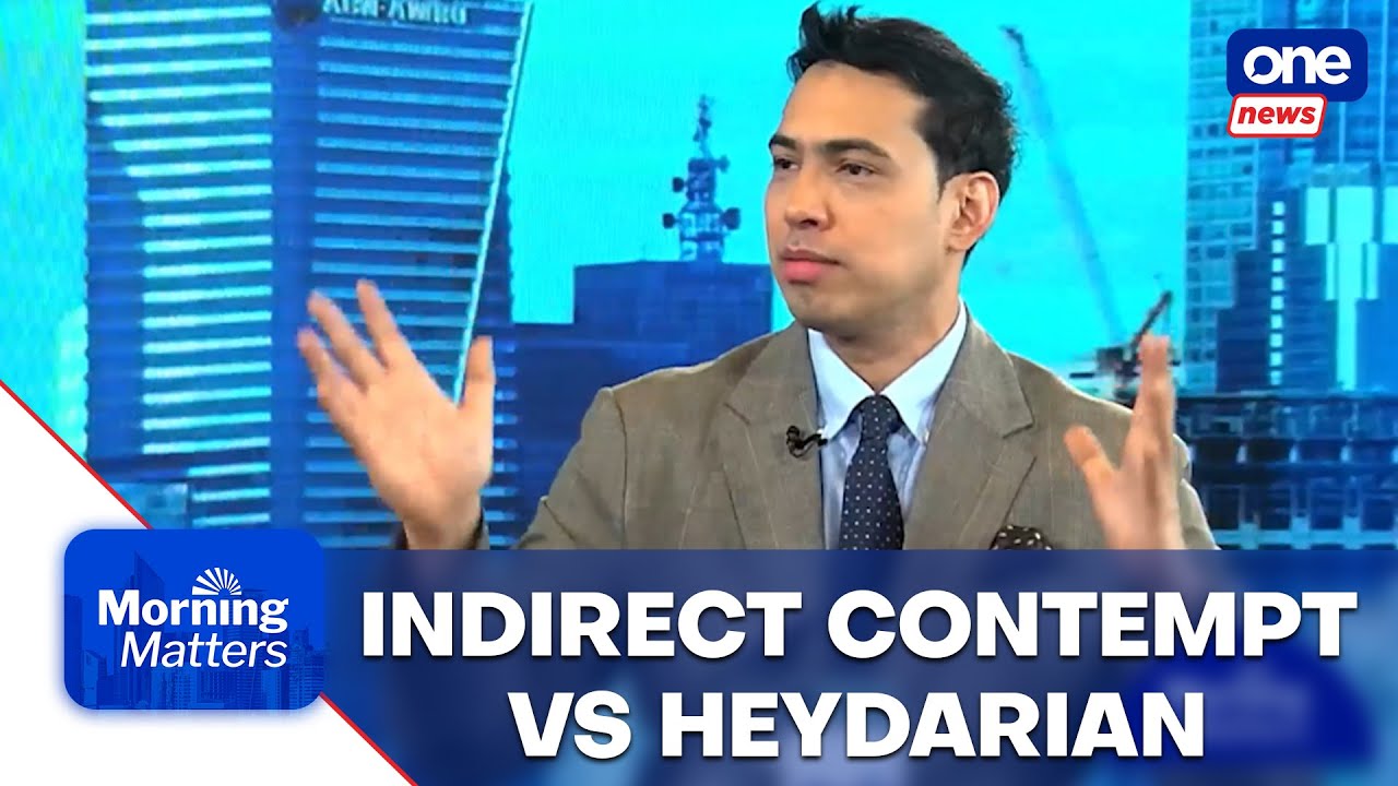 Heydarian calls contempt petition over remarks on SC’s impeachment ruling ‘frivolous’