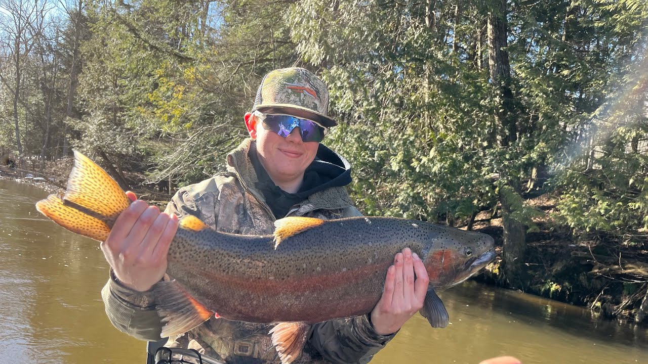 Bobber Down Spring Steelhead Fishing The Betsie River In Michigan