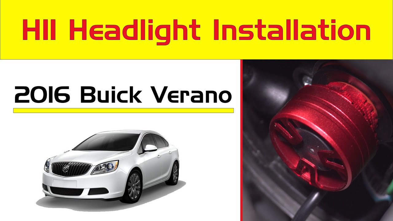 Заменить | Установить светодиодную лампу ближнего света H11 для Buick Verano 2012-17