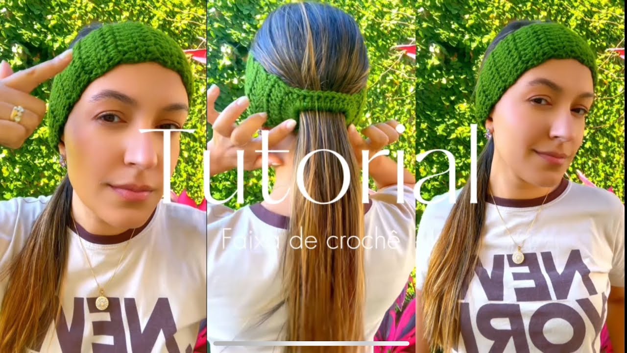 Faixa de crochê fácil e linda – Passo a passo completo!