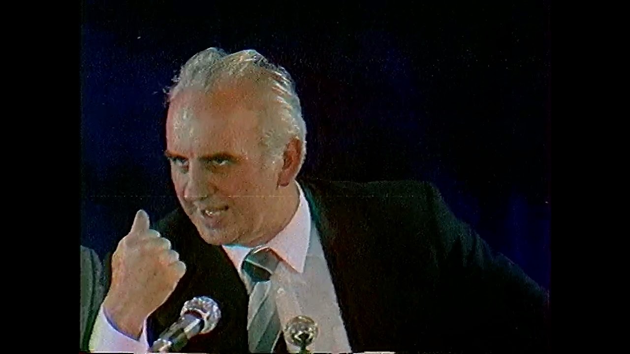 Spotkanie Wicepremiera PRL Z.Madeja z ł&oacute;dzkimi studentami. Program 1, 15.12.1982 [U-matic low band]