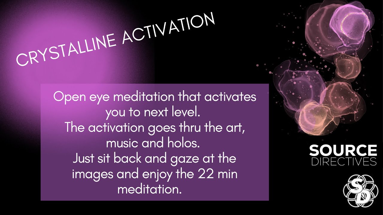5D+ Crystalline  Activation Meditation #frequencyhealing  #musicmeditation #Ascension  #432hz #Relax