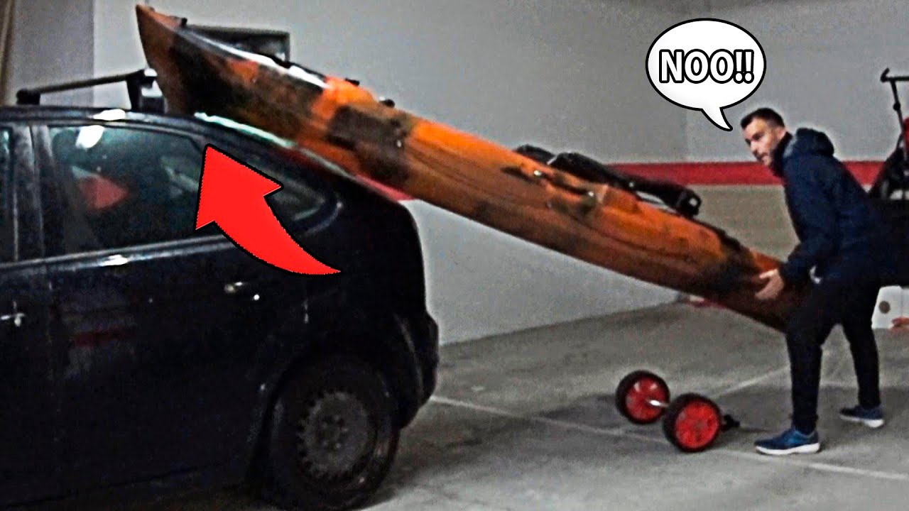 COMO SUBIR/BAJAR EL KAYAK DEL COCHE [lo que debía ser un TUTORIAL fácil] ¡¡QUE ME QUEDO SIN KAYAK!!
