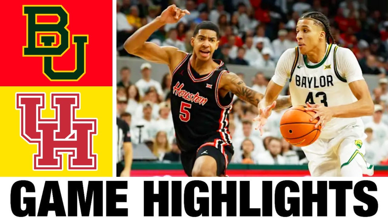 #7 Houston vs Baylor Highlights | Men's Basketball | College Basketball 2026