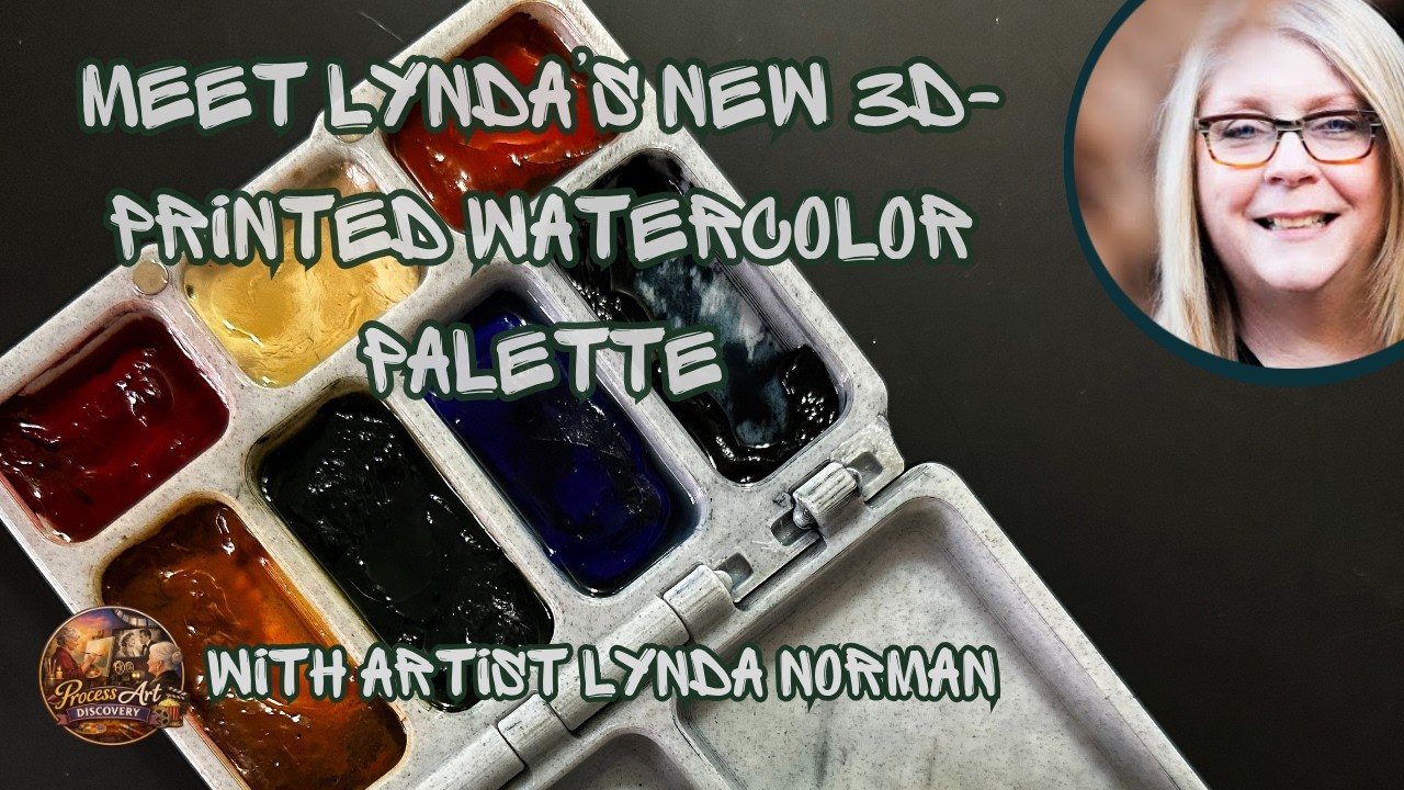 Meet Lynda’s New 3D-Printed Watercolor Palette (Made for Big Brushes!)