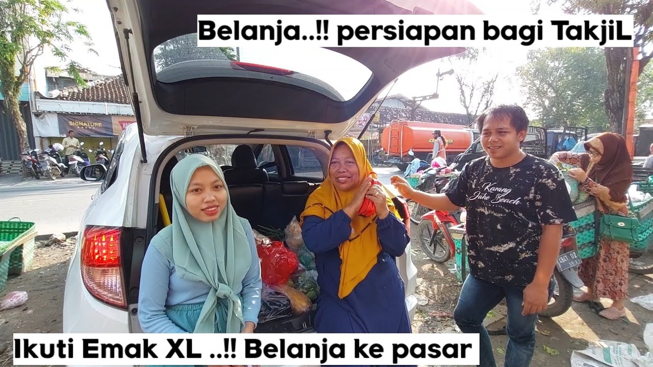 ikut Emak Belanja Ke pasar ‼️ tiba-tiba calon mantu datang