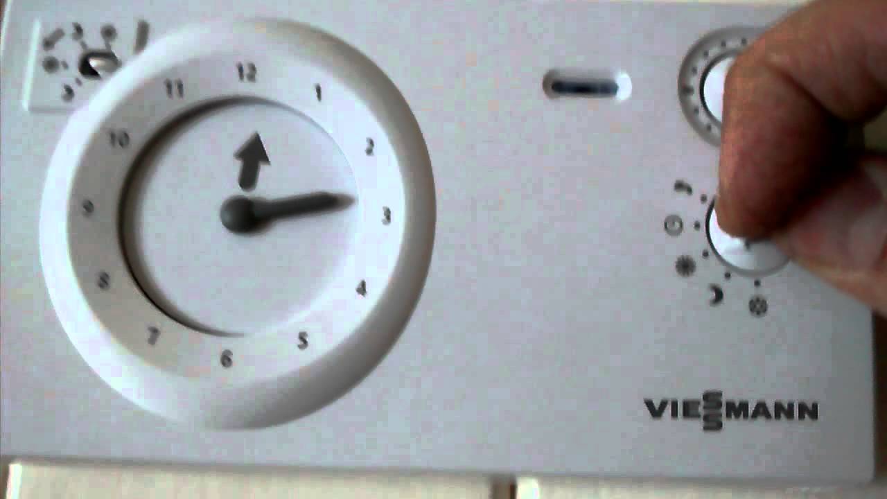 Viessmann UTA-RF room stat operating instructions