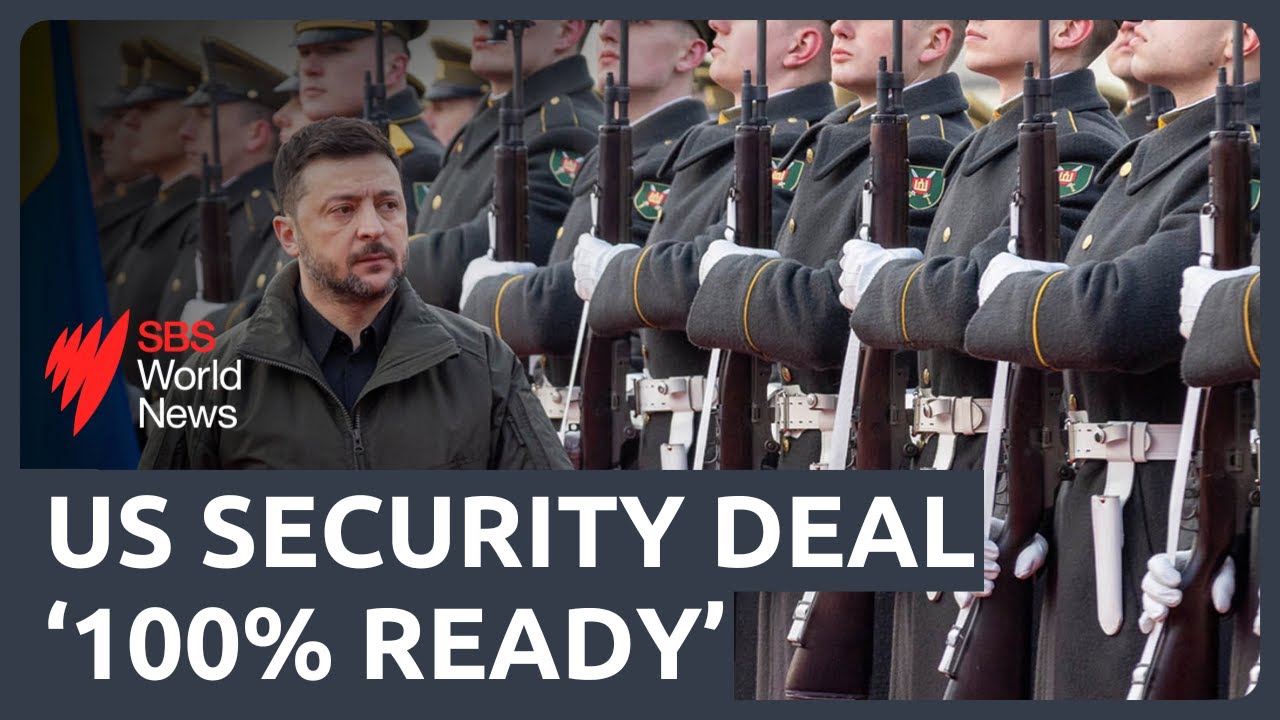 US security deal ‘100% ready’ to be signed, Ukrainian president Zelenskyy says