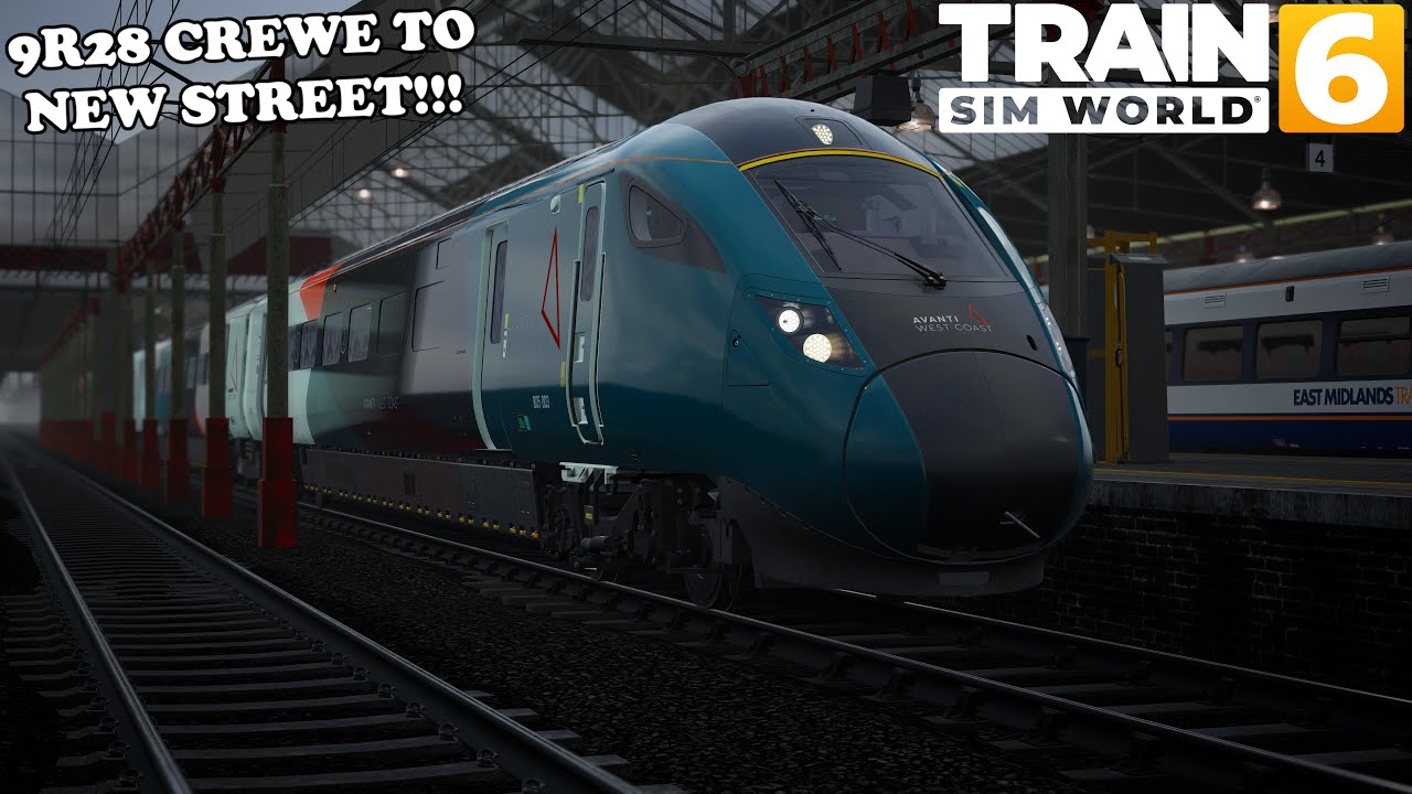 TSW6!!! | WCML Birmingham - Crewe!! | CLASS 805 EVERO! | 9R28 Crewe to Birmingham New Street!!!
