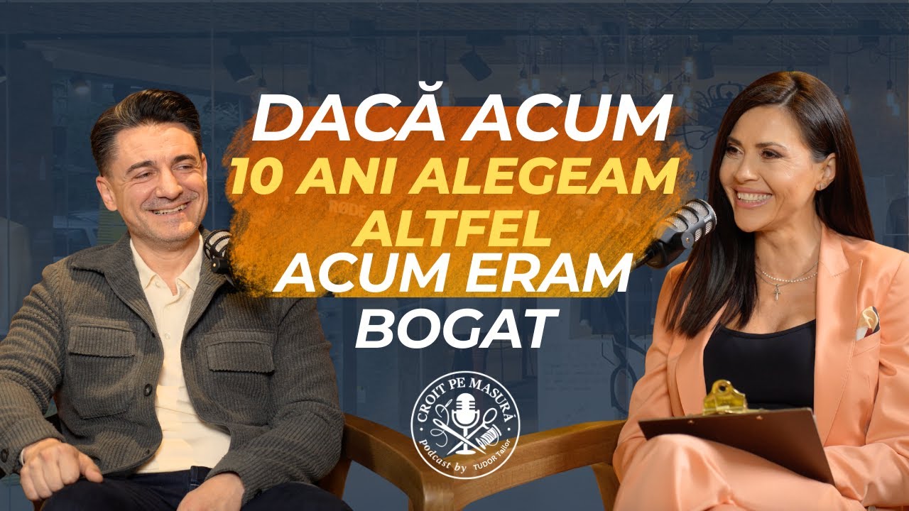 GEORGE BUHNICI:''Tema recurentă a visurilor mele din copilărie era zborul.'' -CROIT PE MĂSURĂ- Ep. 5