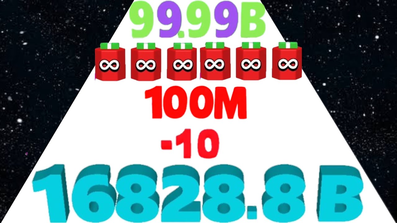 Number Bullet: Run & Merge Infinity - Number Master Gameplay Walkthrough Android iOS