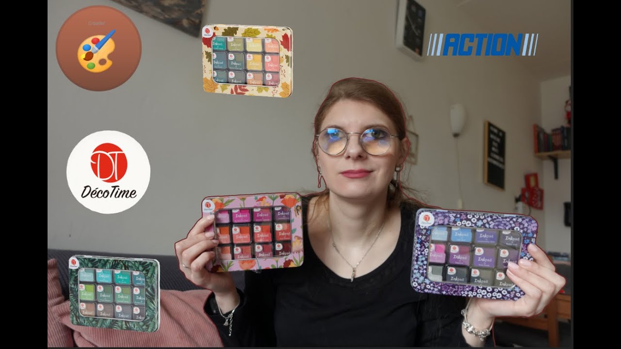 Decotime Inkpads in blik nieuwe kleuren testen