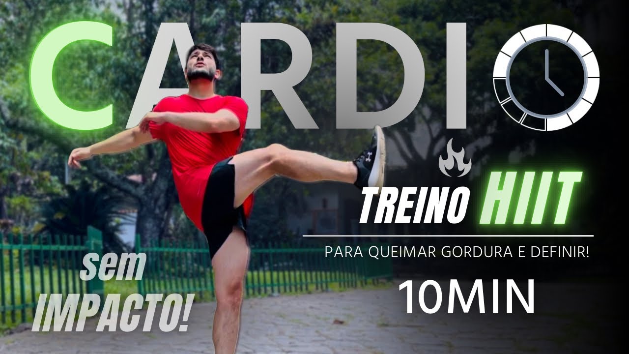 Treino LEVE para INICIANTES (BAIXO IMPACTO) | HIIT | 🔥CALORIAS | EM CASA | Tabata 10 Minutos