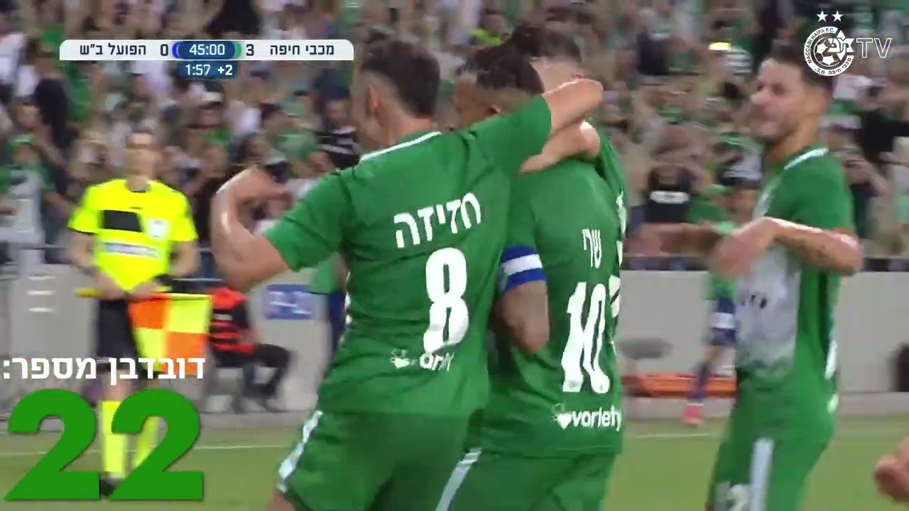 30 דובדבנים - צ'ירון שרי הגיע ל-30 שערי ליגה במדי מכבי חיפה