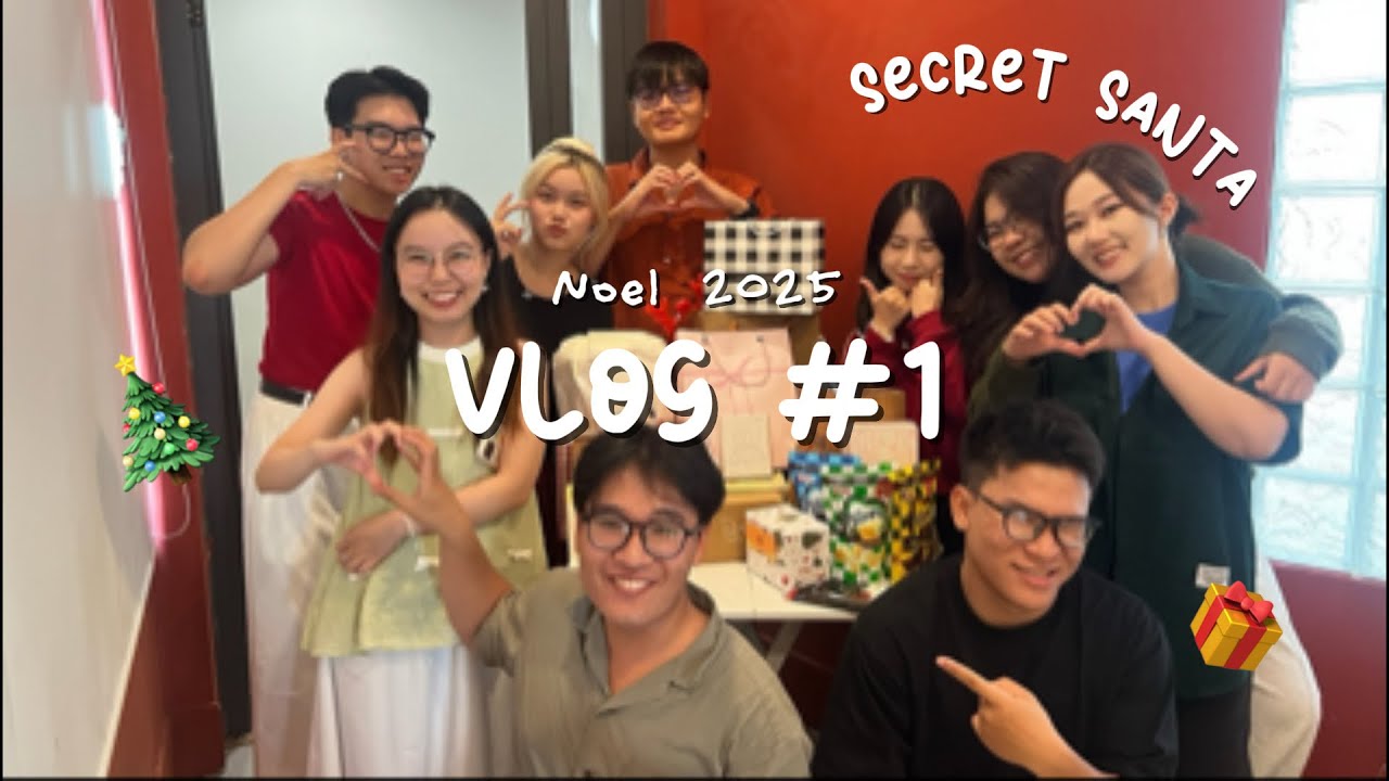 VLOG #1 | RECAP NOEL 2025 - SECRET SANTA 🎅