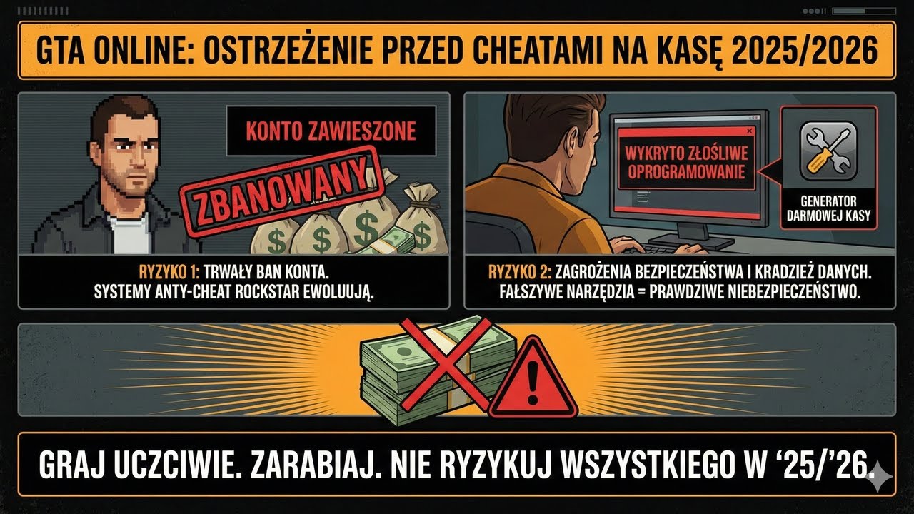 Czy warto ryzykować dla kasy w GTA 5 Online? Cheaty i ich konsekwencje. 1.71