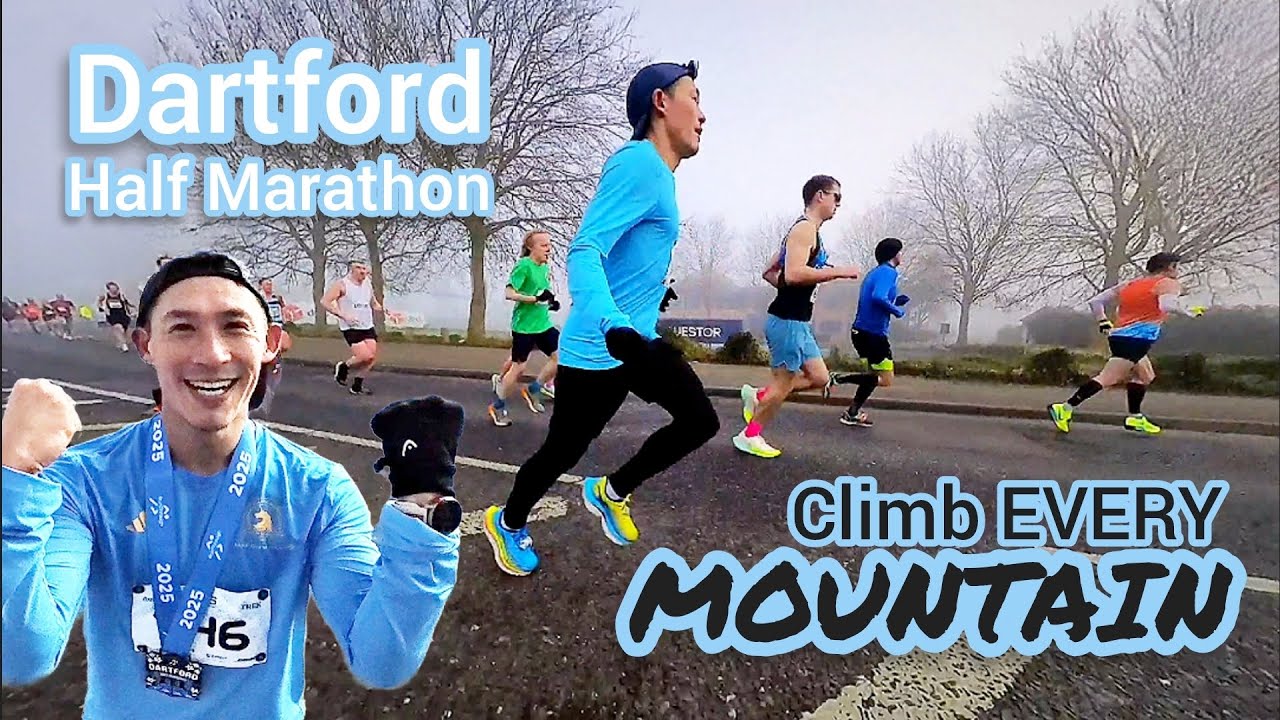 PERFECT BOSTON PREP! Dartford Half Marathon (02/03/2025) - Heartbreak Hill has Nothing on Gore Road!