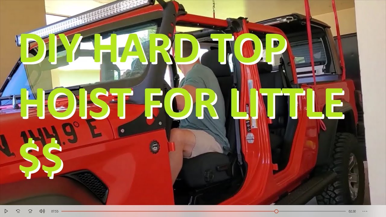 DIY Hard Top Hoist | How to with tips and tricks