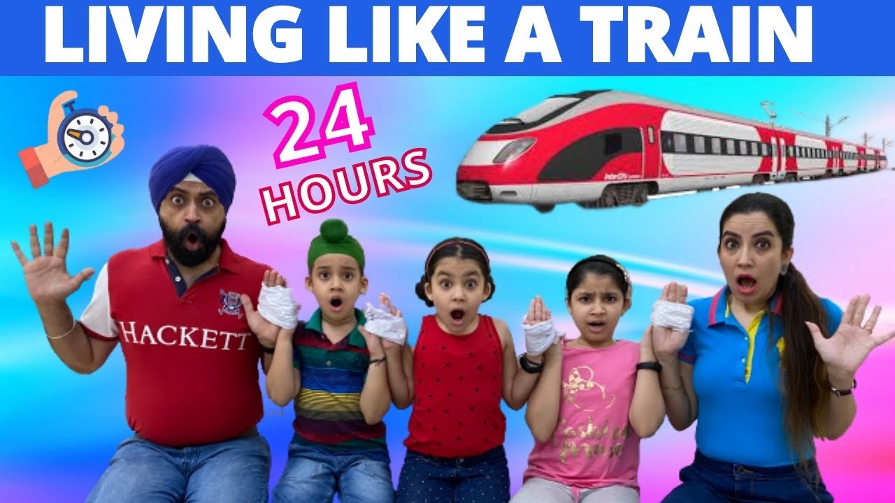 Challenge - Living Like A Train - 24 Hours @RS 1313 SHORTS | Ramneek Singh 1313